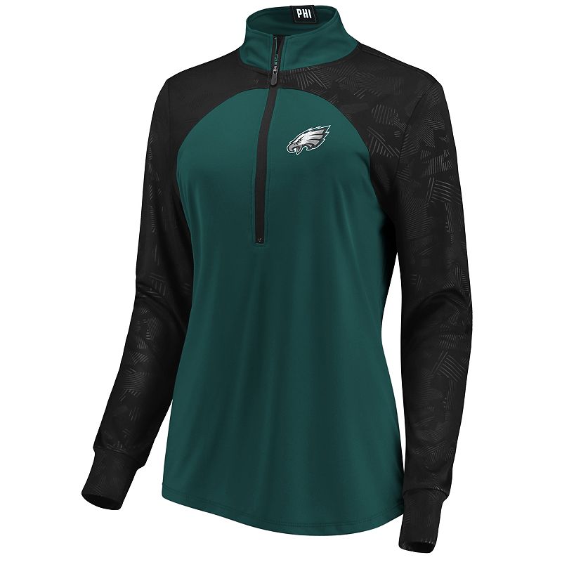 UPC 193202906864 product image for Women's Philadelphia Eagles Emblem Zip-Up, Size: XXL, Green | upcitemdb.com