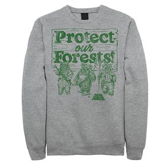 Men's Return of the Jedi Ep6 Protect Our Forest Sweatshirt