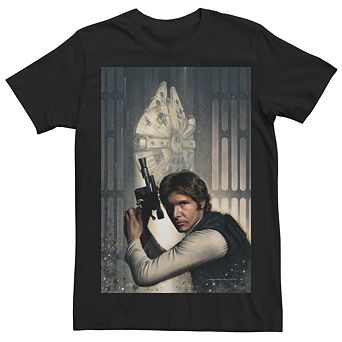 Men's A New Hope Ep4 Han Solo Painting Tee