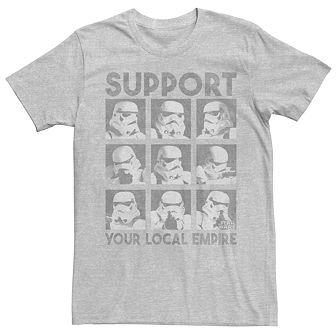 Men's A New Hope Ep4 Trooper Heads Tee