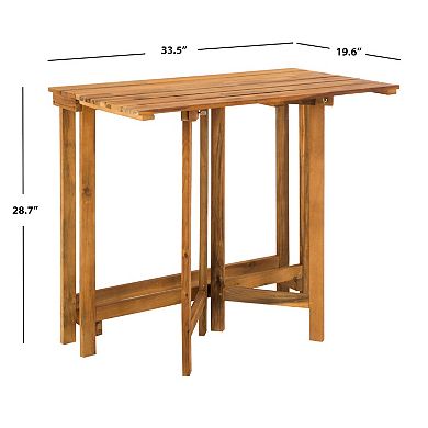 Safavieh Wilton Balcony Corner Lounge Booth Bench & Dining Table 2-piece Set