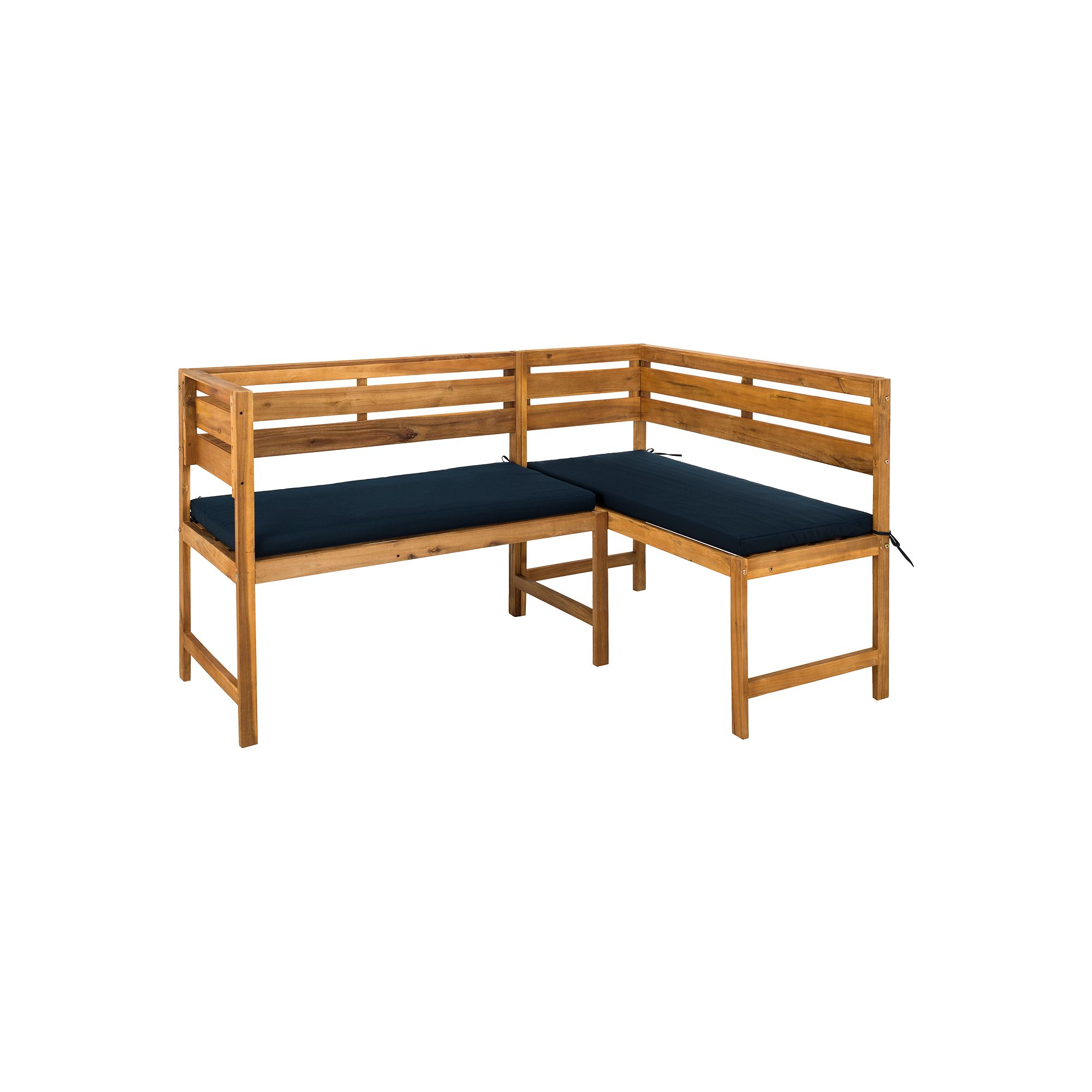 Safavieh Wilton Balcony Corner Lounge Booth Bench & Dining Table 2-piece Se