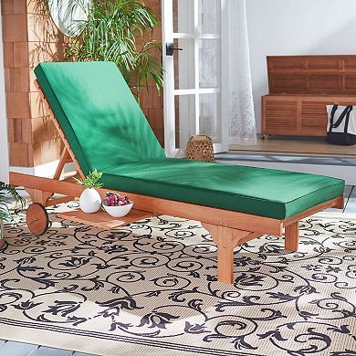 Safavieh Newport Chaise Lounge Chair With Side Table