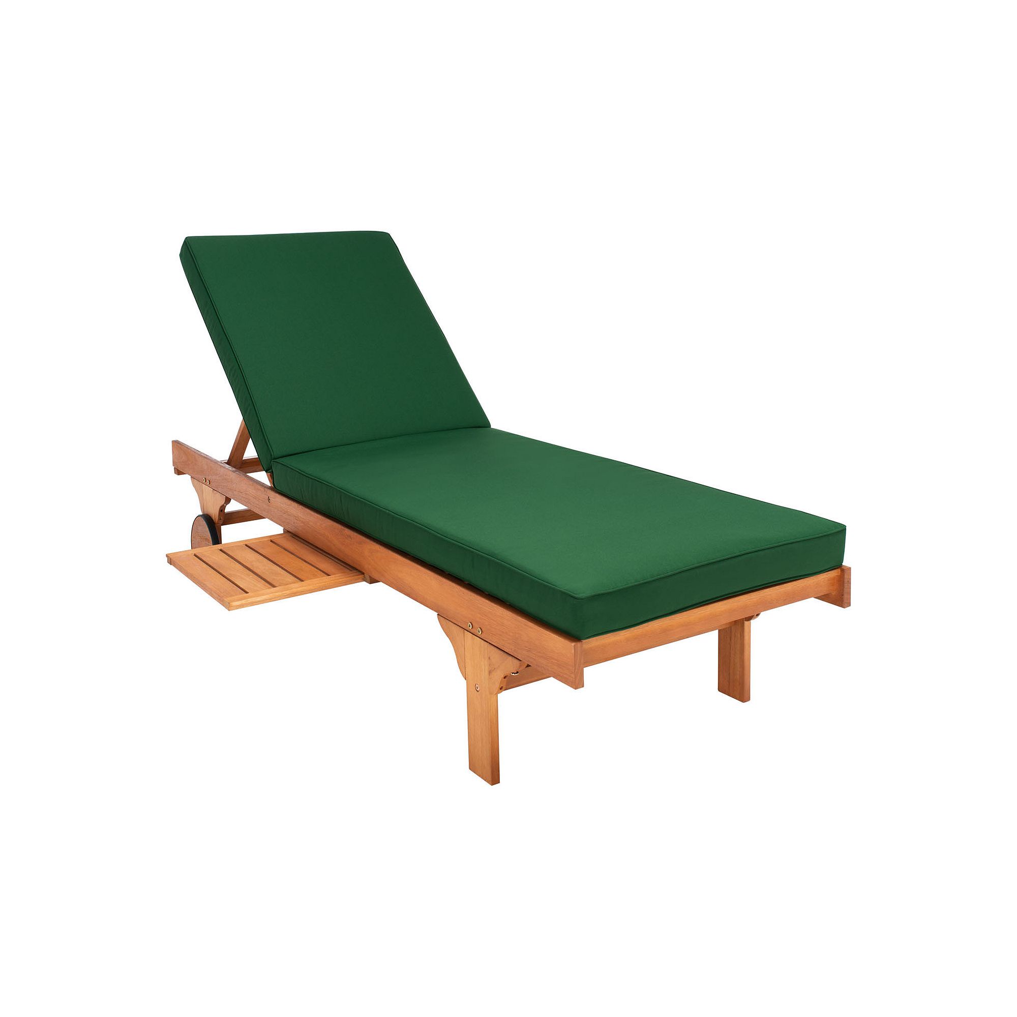 Safavieh Newport Chaise Lounge Chair, Natural Green