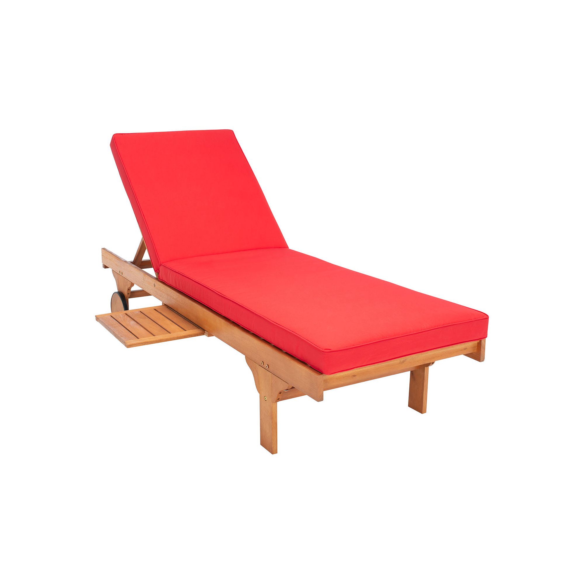 Safavieh Newport Chaise Lounge Chair, Natural Red