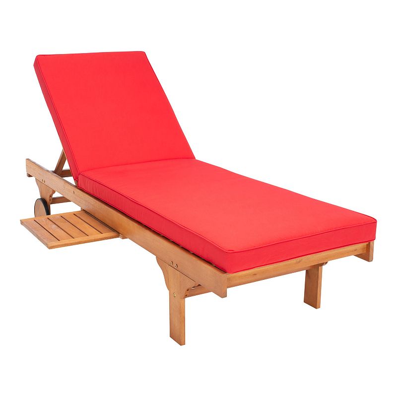 Safavieh Newport Chaise Lounge Chair, Red