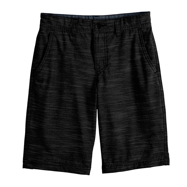 Boys 8-20 Urban Pipeline™ Flat Front Textured Shorts in Reg & Husky