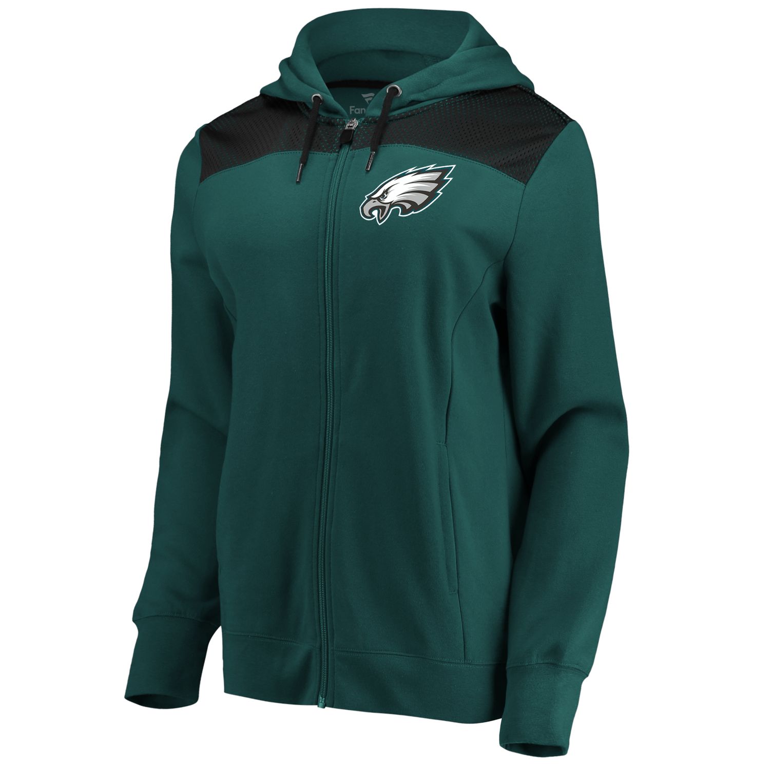 women's philadelphia eagles zip up hoodie