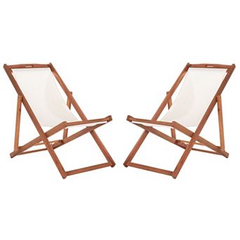 Safavieh Loren Foldable Sling Chair 2 pc
