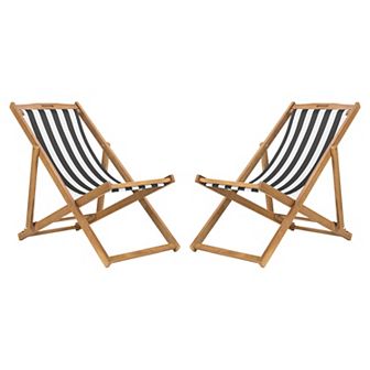 Safavieh Loren Foldable Sling Chair 2 pc