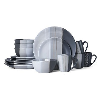 Pfaltzgraff Parker Gray Dinnerware Set