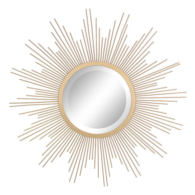 Stonebriar Collection Gold Starburst Hanging Mirror, Multicolor