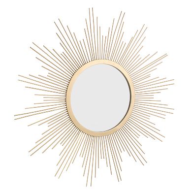 Stonebriar Collection Gold Starburst Hanging Mirror