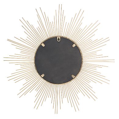 Stonebriar Collection Gold Starburst Hanging Mirror