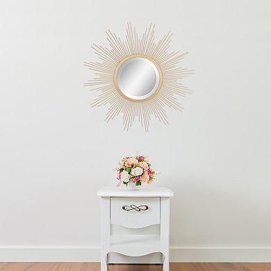 Stonebriar Collection Gold Starburst Hanging Mirror