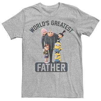 Men's Minions Gru "World's Greatest Father" Tee