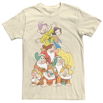 Disney's Snow White & the Seven Dwarves Men's Squad Stack Tee