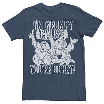 Disney's Snow White "I'm Grumpy 'Cause You're Dopey" Men's Tee