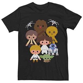 Men's Star Wars Heroes Kawaii Tee