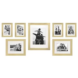 Stonebriar Collection Decorative Gold 7-Piece Photo Frame Set