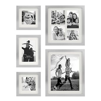 Stonebriar Collection Decorative Silver 5 pc Photo Frame Set