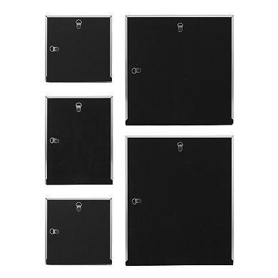 Stonebriar Collection Decorative Silver 5-Piece Photo Frame Set