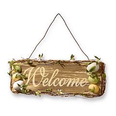 National Tree Company Easter Welcome Sign