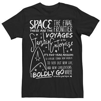 Men's Star Trek: The Original Series Sketchbook Speech Tee