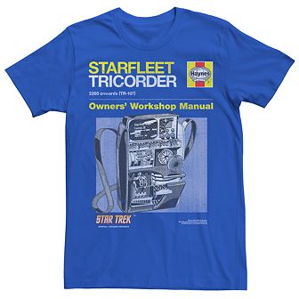 Men's Star Trek: The Original Series Tricorder Manual Tee