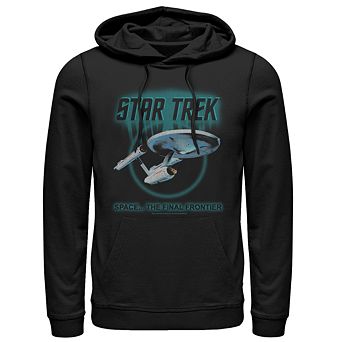 Men's Star Trek: The Original Series Enterprise Quote Hooded Pull Over