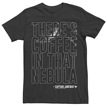 Men's Star Trek: Voyager Nebula Coffee Tee
