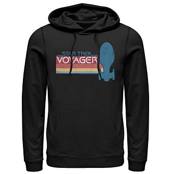 Men's Star Trek: Voyager Rainbow Hooded Pull Over