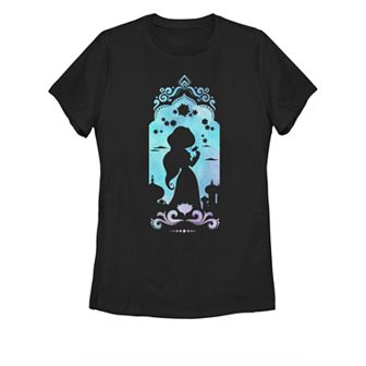 Juniors' Disney's Aladdin Jasmine's Palace Graphic Tee