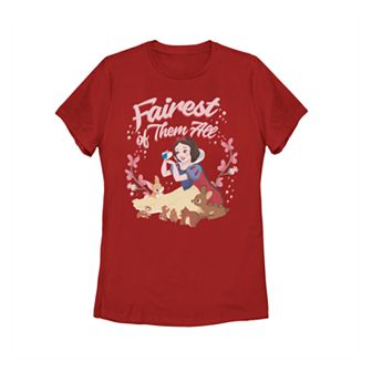 Juniors' Disney's Snow White "Fairest Of Them All" Graphic Tee