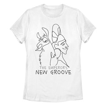 Juniors' Disney's Emperor's New Grove Kuzco & Llama Graphic Tee