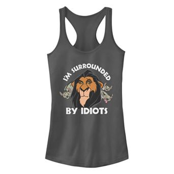 Juniors' Disney's The Lion King Scar Graphic Tank Top
