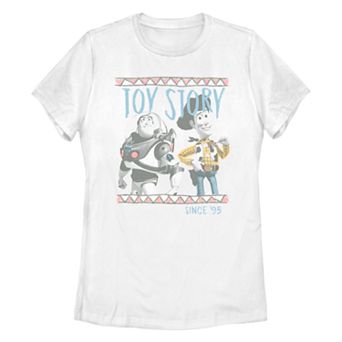 Juniors' Disney Pixar Toy Story Buzz & Woody Graphic Tee