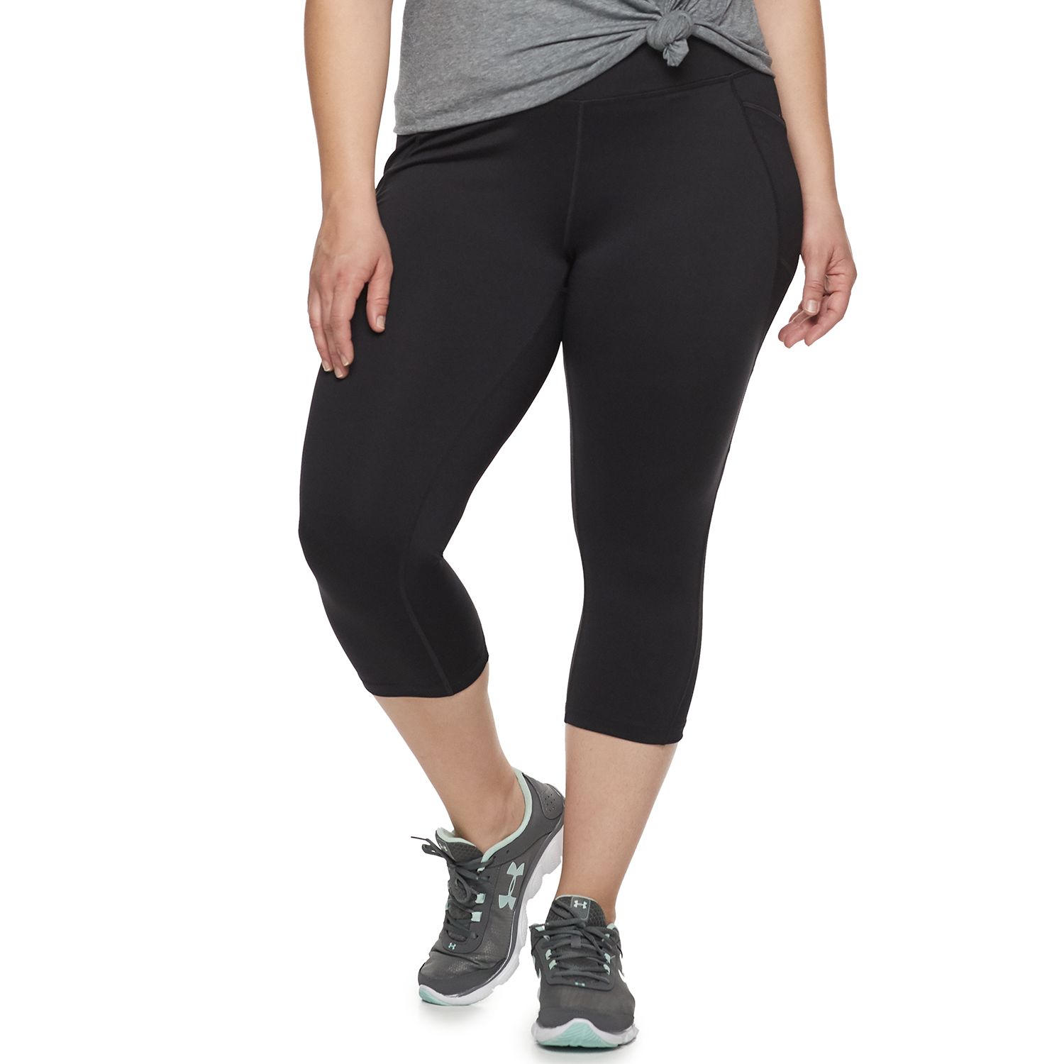 workout pants with pockets plus size