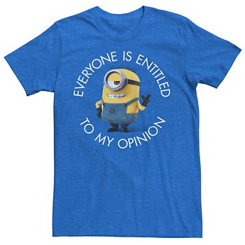 Men's Minions My Opinion Tee