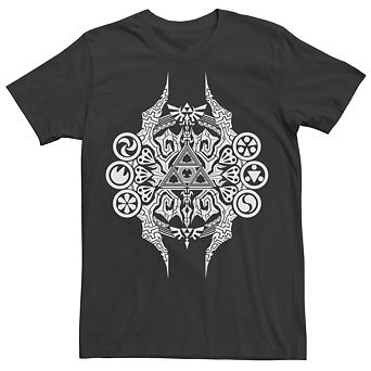 Men's Zelda Generic Triforce Mask Tee