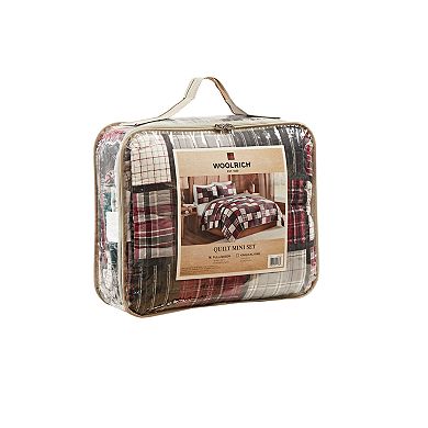 Woolrich Tulsa Oversized Plaid Print Cotton Quilt Set