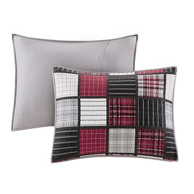 Woolrich Tulsa Oversized Plaid Print Cotton Quilt Set