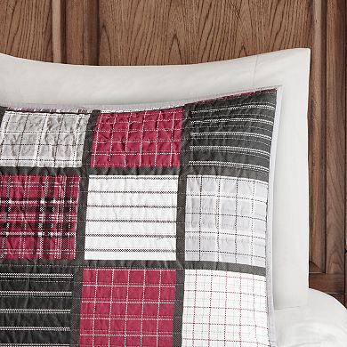 Woolrich Tulsa Oversized Plaid Print Cotton Quilt Set