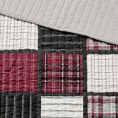 Woolrich Tulsa Oversized Plaid Print Cotton Quilt Set