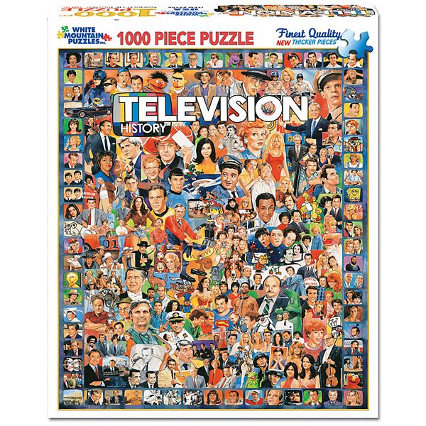 Details about   White Mountain Television History 1000 piece puzzle #1270 
