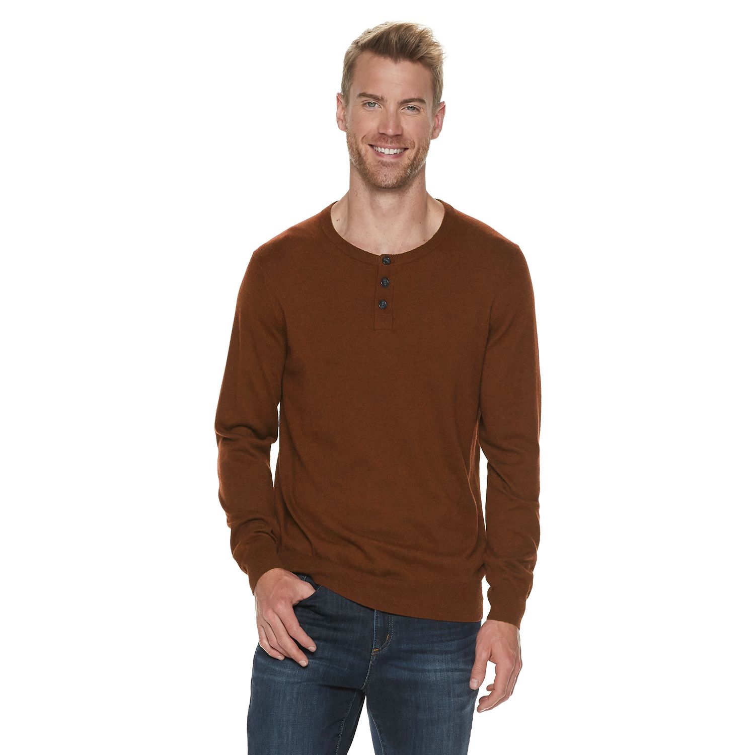 kohls mens crew neck sweatshirts