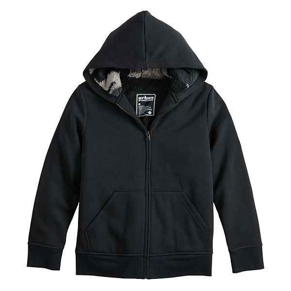 Boys 8 20 Husky Urban Pipeline Sherpa Military Hoodie