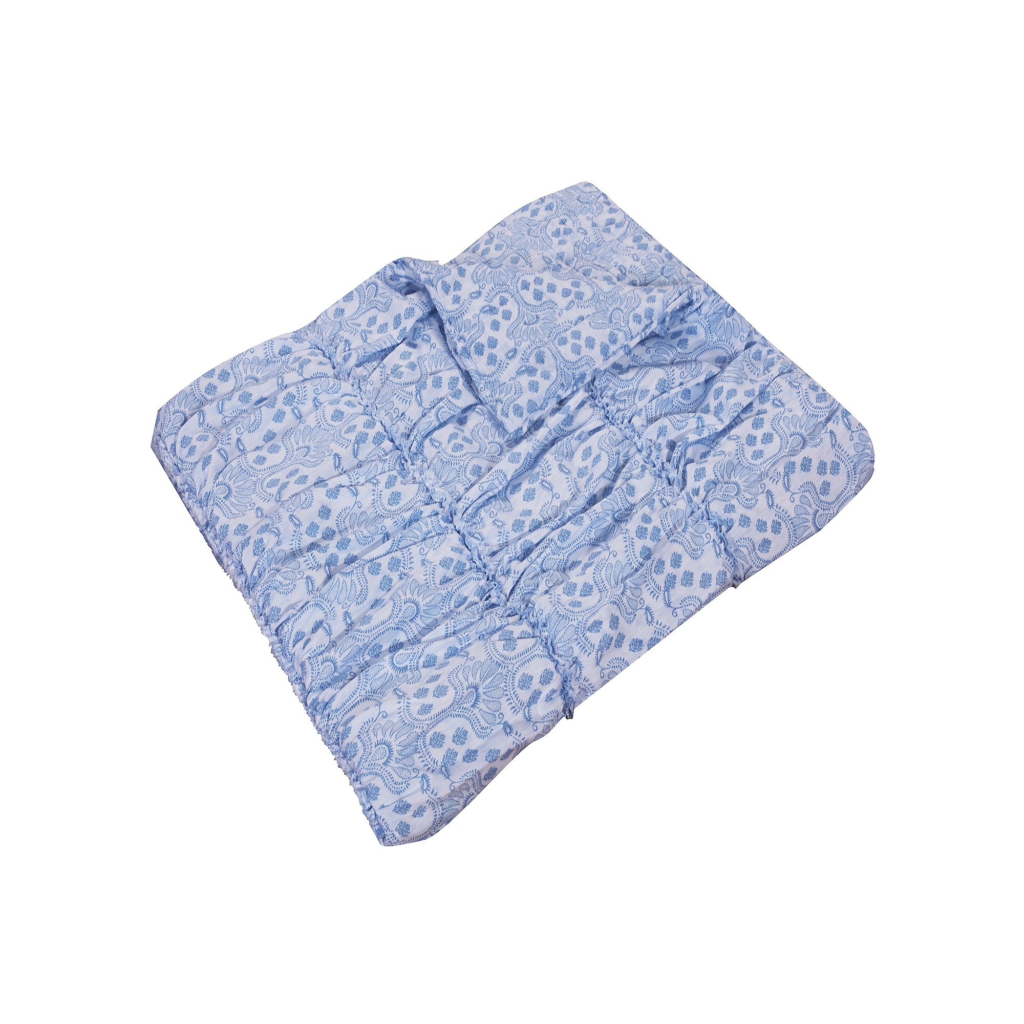 Greenland Home Helena Ruffle Throw, Blue