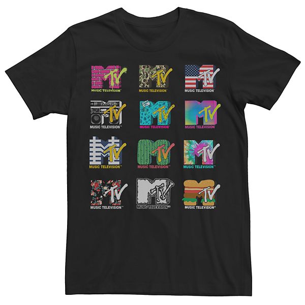 Men's MTV Logo Collage Tee