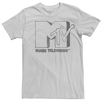 Men's MTV Sharpie Sketched Logo Tee